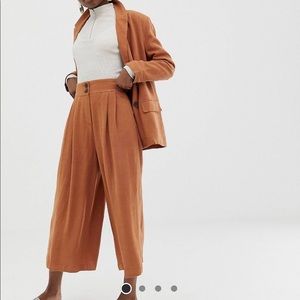 ASOS gutsy linen culottes